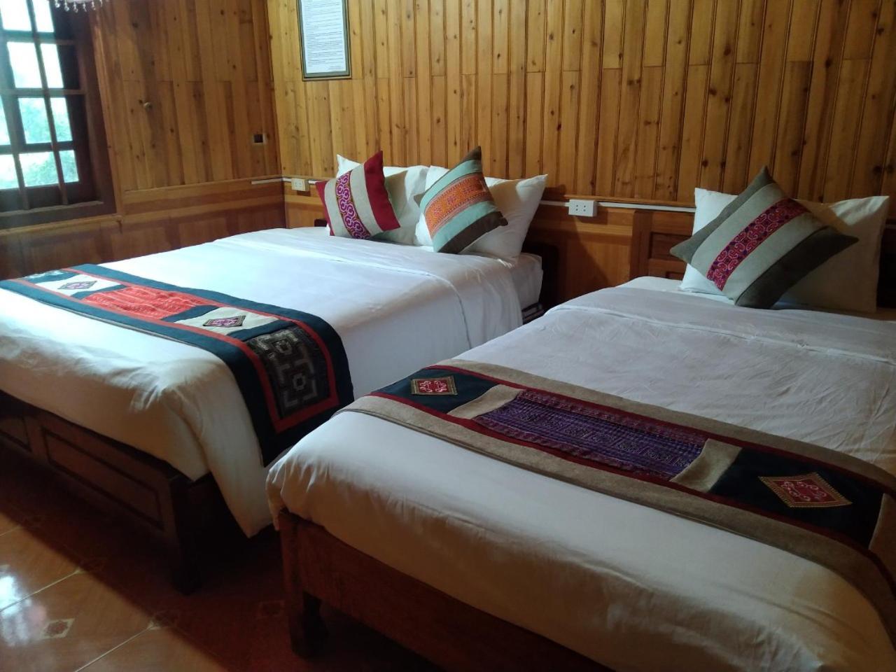 A Lin Homestay Bac Ha Buitenkant foto