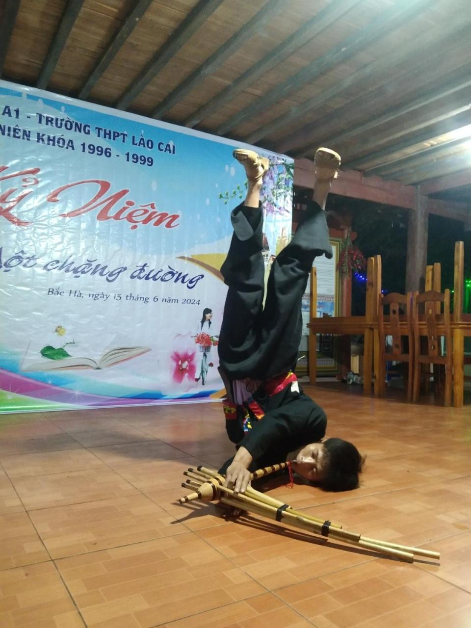 A Lin Homestay Bac Ha Buitenkant foto